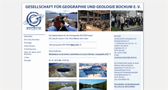 Desktop Screenshot of geo-bochum.de