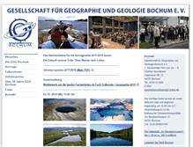 Tablet Screenshot of geo-bochum.de